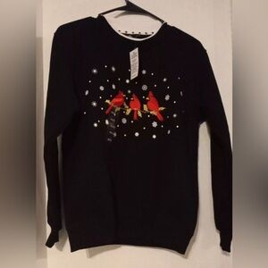 King Universal Size S Multicolored Embroidered Sweater